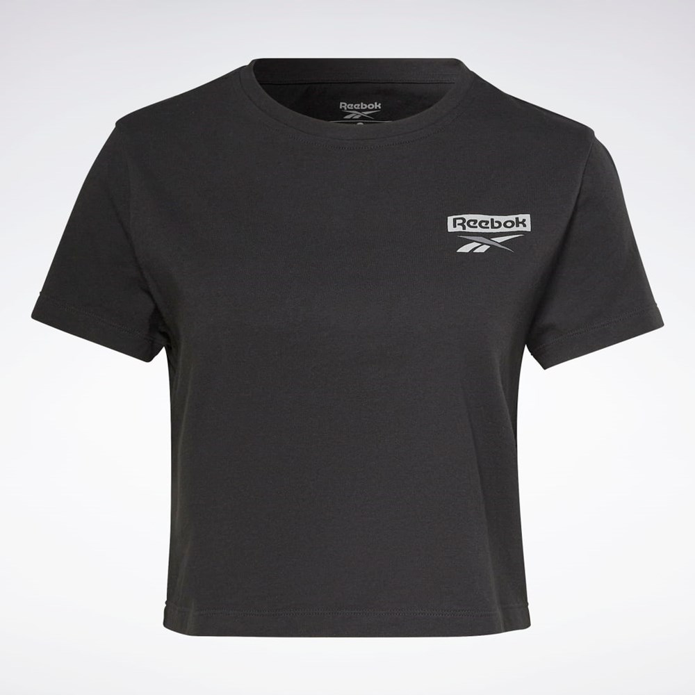 Black Reebok Training Essentials Graphic T-Shirt | HH7281