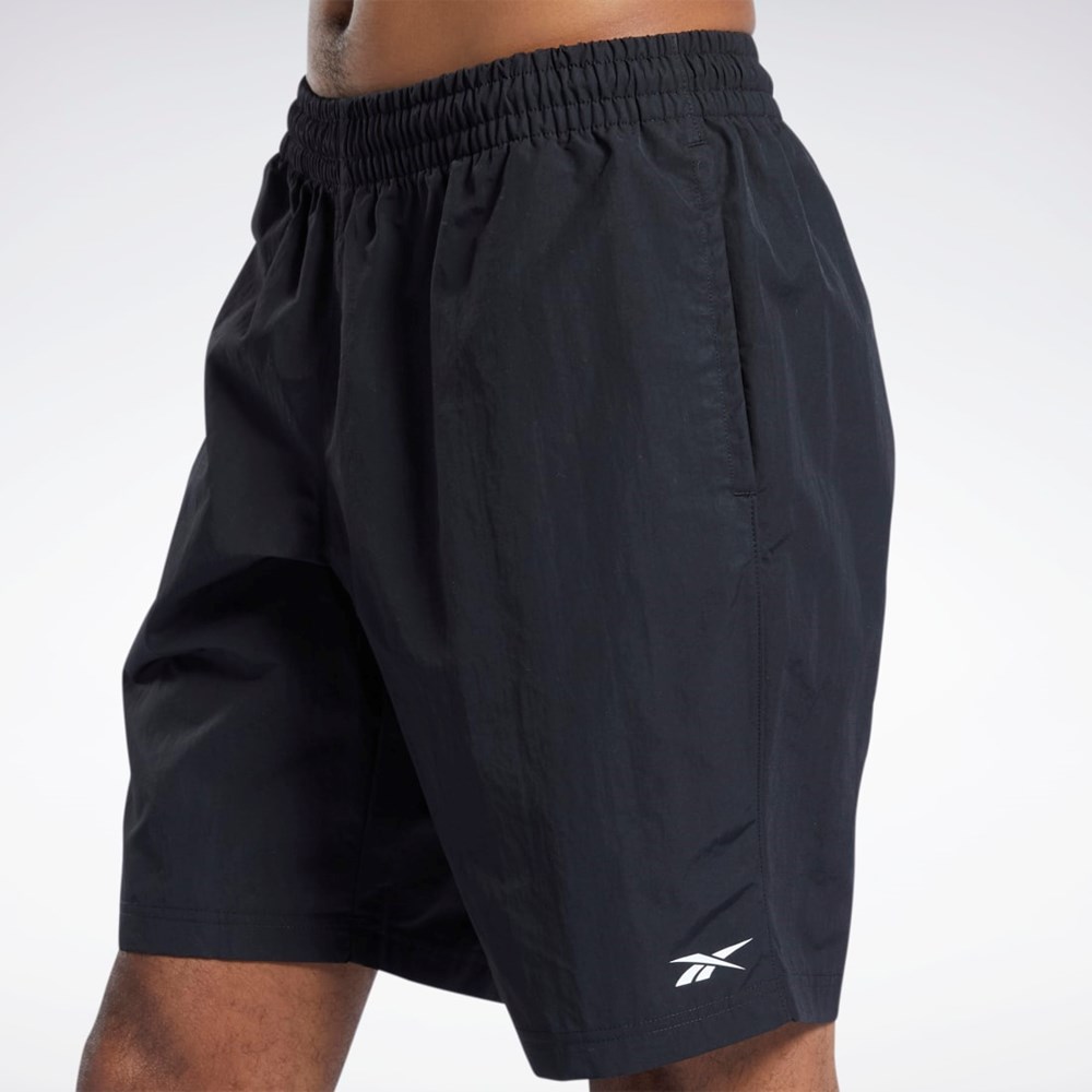 Black Reebok Training Essentials Utility Shorts | GU0793