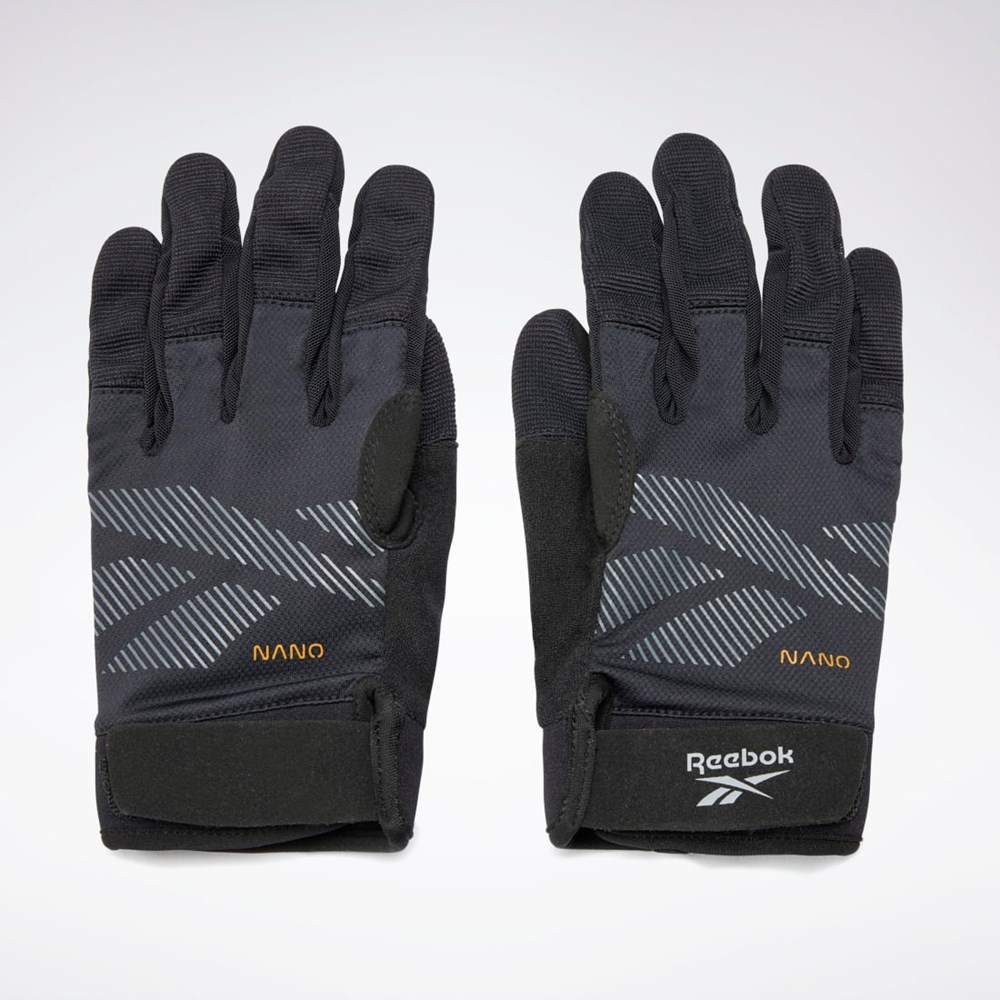 Black Reebok United by Fitness Training Gloves | HC4196