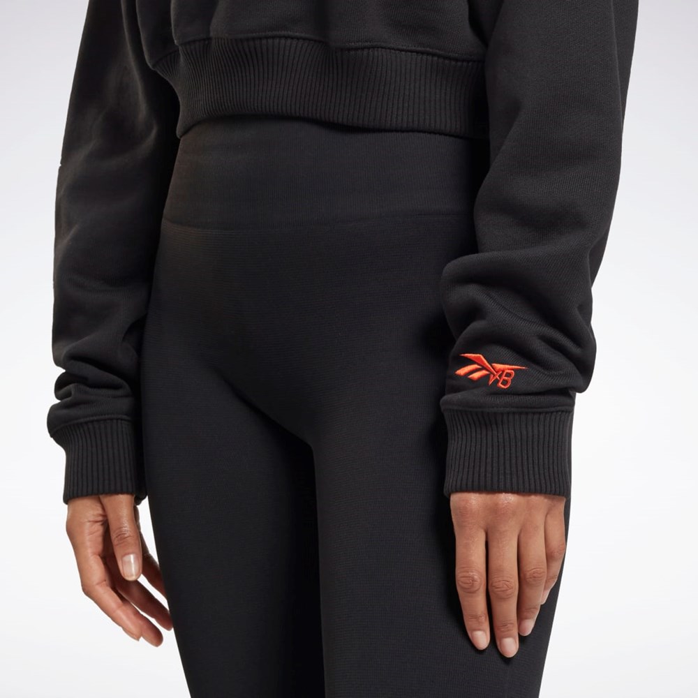 Black Reebok Victoria Beckham Graphic Sweatshirt | HG4807