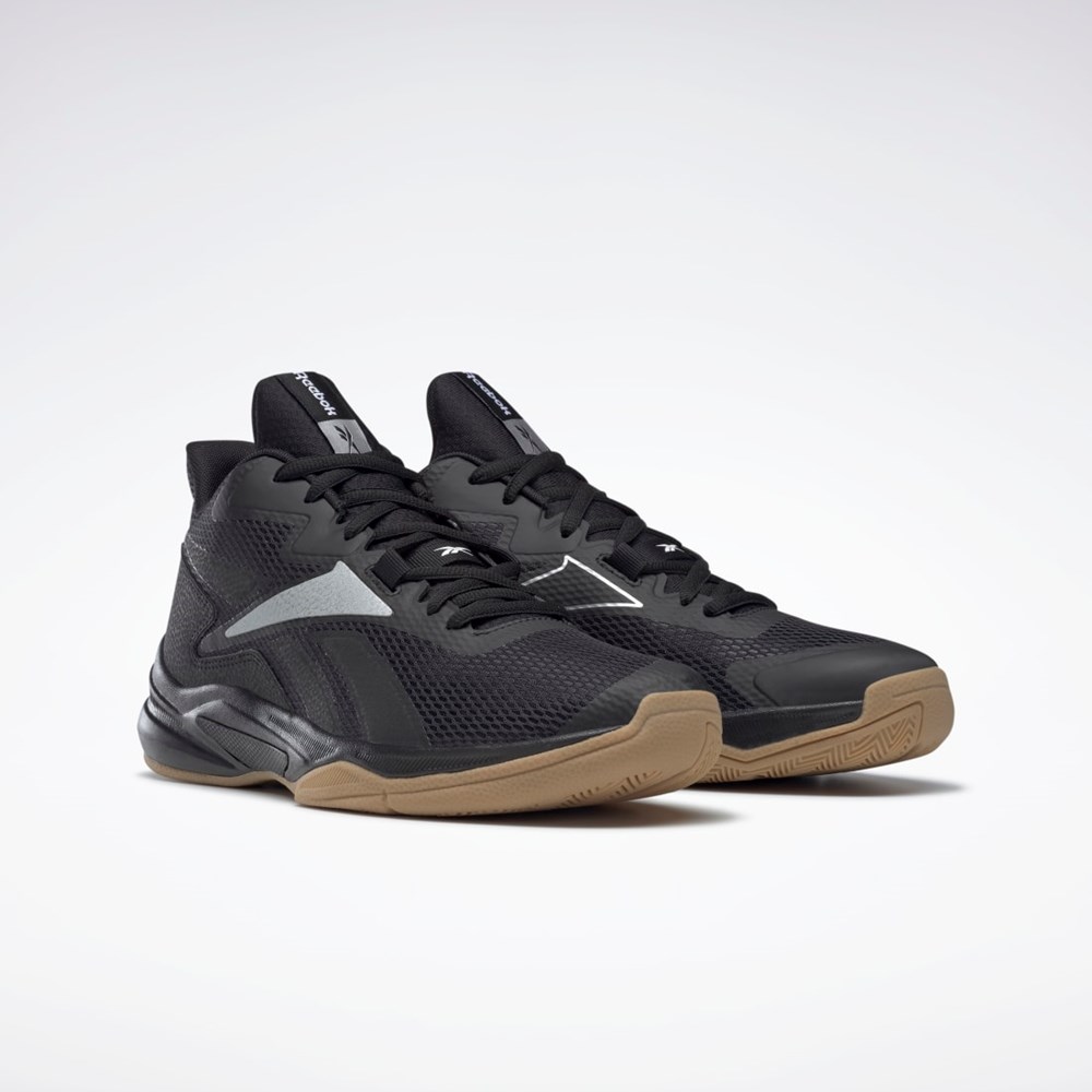 Black / Silver Met. / Ftwr White Reebok More Buckets Basketball Shoes | GY5470