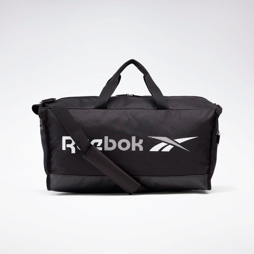 Black / White Reebok Training Essentials Duffel Bag Medium | GP0180