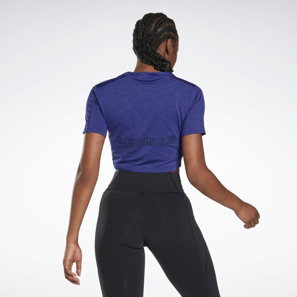 Bold Purple Reebok Les Mills® ACTIVCHILL Style T-Shirt | HN3753