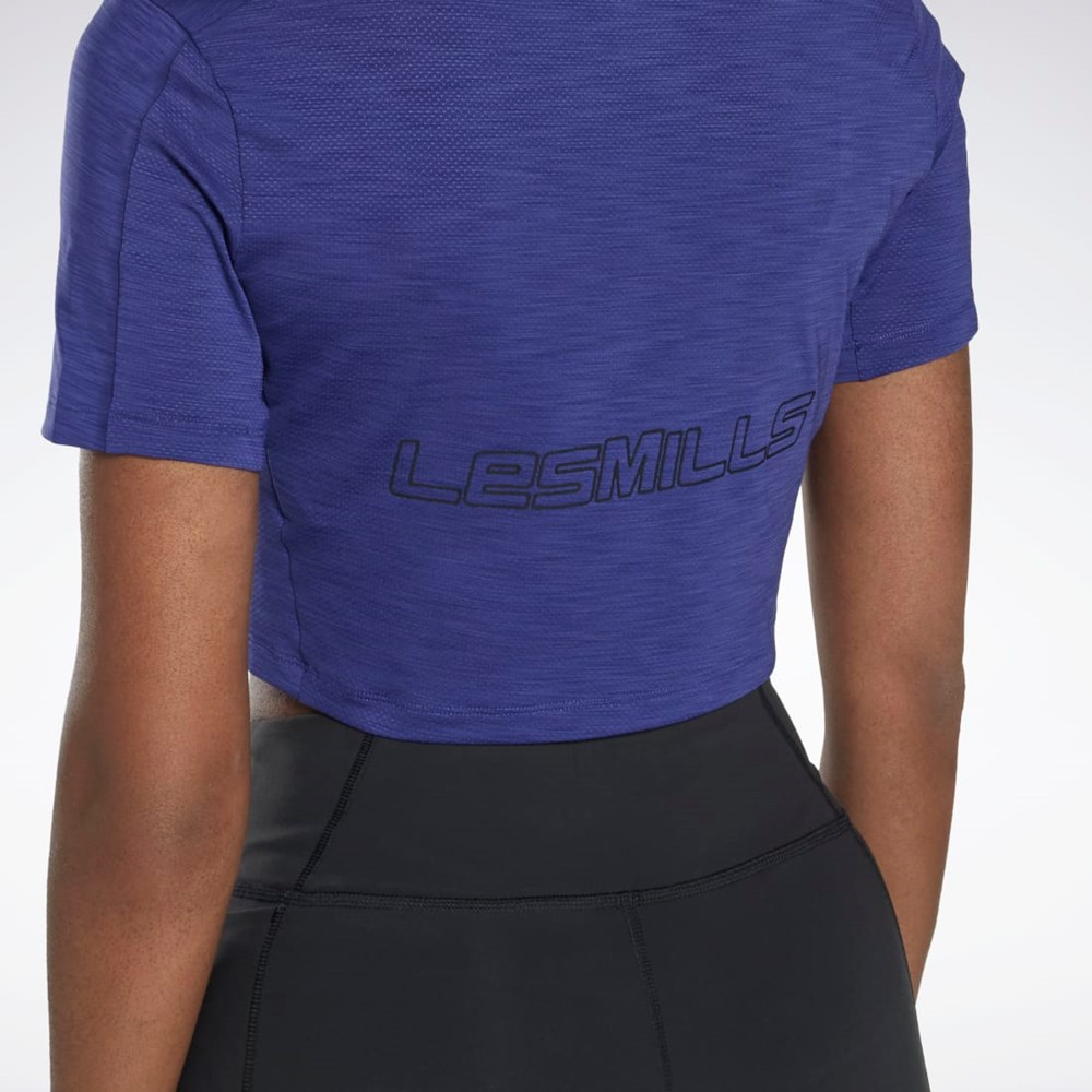 Bold Purple Reebok Les Mills® ACTIVCHILL Style T-Shirt | HN3753