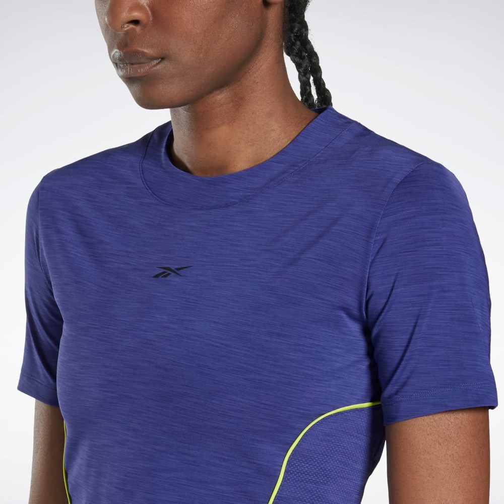 Bold Purple Reebok Les Mills® ACTIVCHILL Style T-Shirt | HN3753