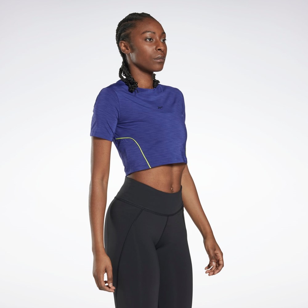 Bold Purple Reebok Les Mills® ACTIVCHILL Style T-Shirt | HN3753