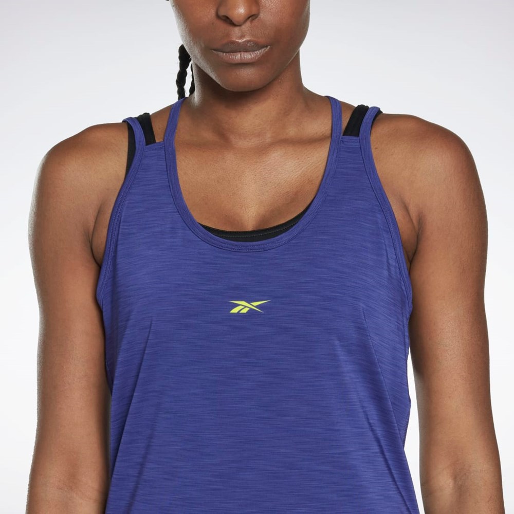 Bold Purple Reebok Les Mills® BodyPump® ACTIVCHILL Athletic Tank Top | HM2505