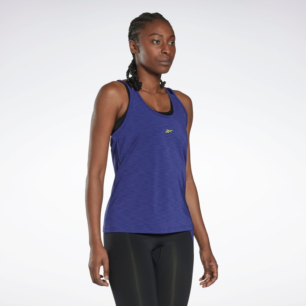 Bold Purple Reebok Les Mills® BodyPump® ACTIVCHILL Athletic Tank Top | HM2505