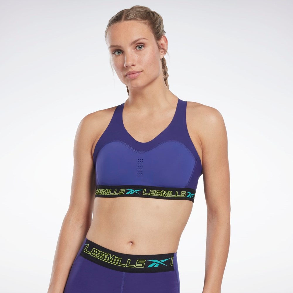 Bold Purple Reebok Les Mills® Reebok PureMove+ Bra | HN6041