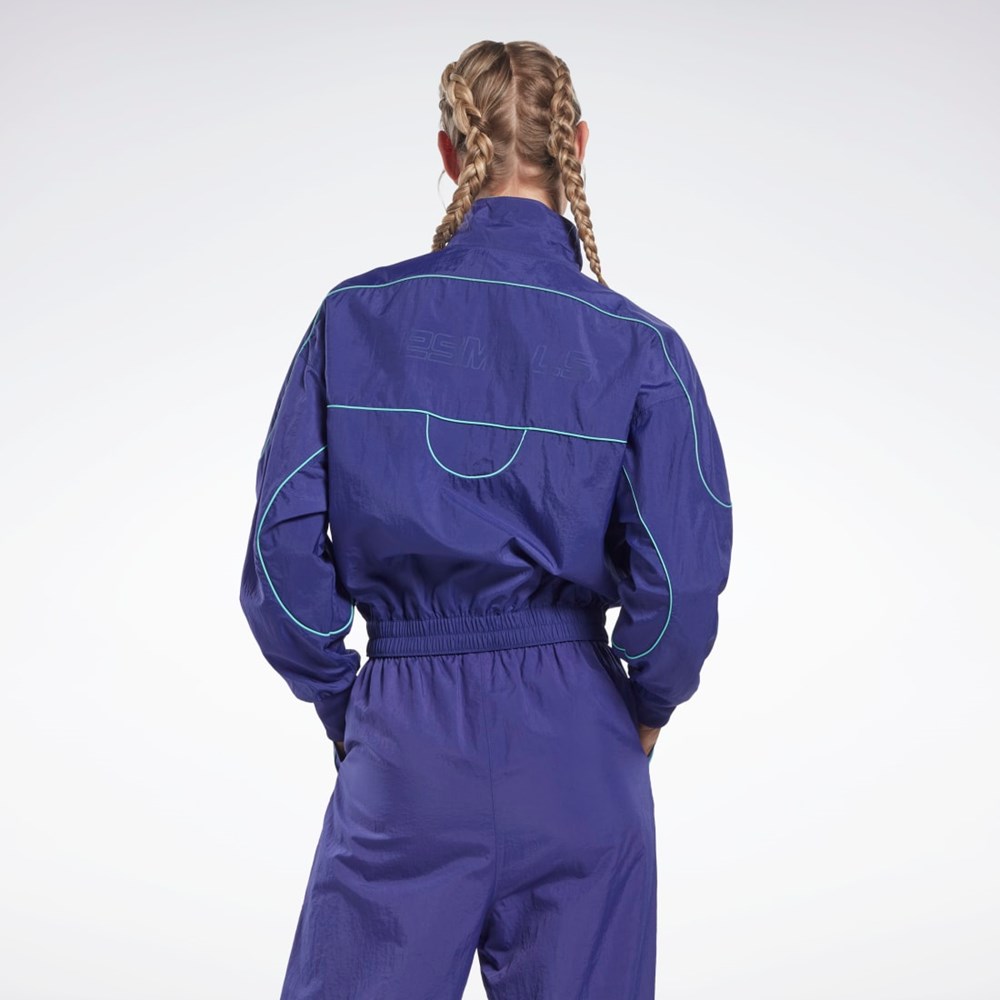 Bold Purple Reebok Les Mills® Woven Cover-Up | HN6047