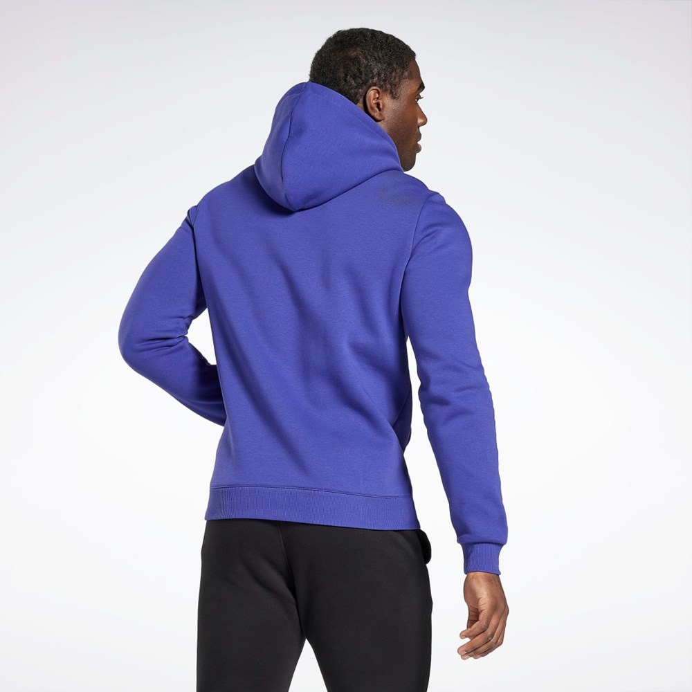 Bold Purple Reebok Reebok Identity Fleece Hoodie | HI0646