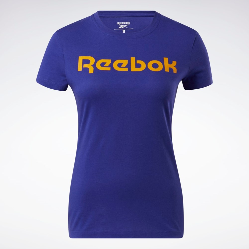 Bold Purple Reebok Training Essentials Graphic Tee | HI1706