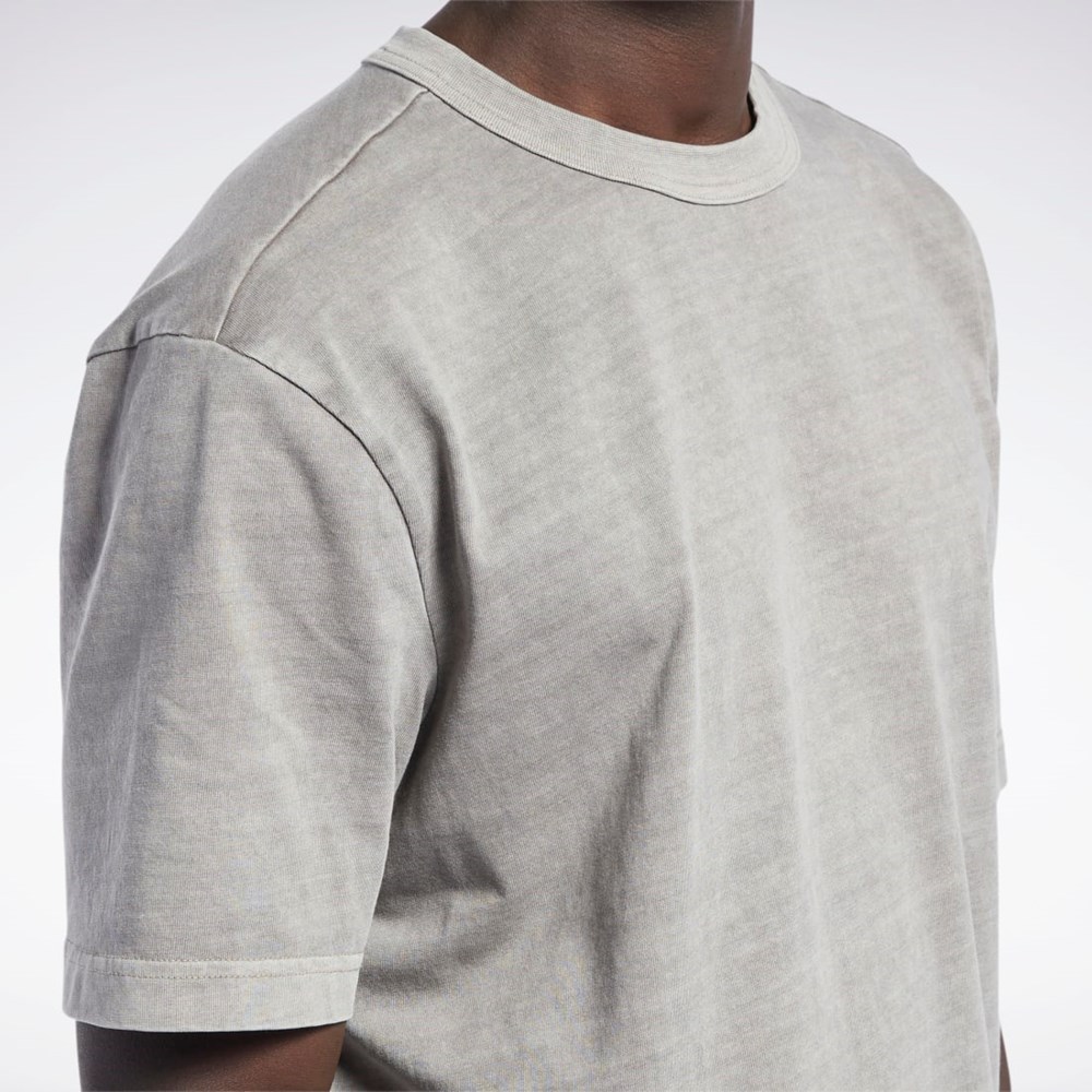 Boulder Grey Reebok Classics Natural Dye T-Shirt | HB5966