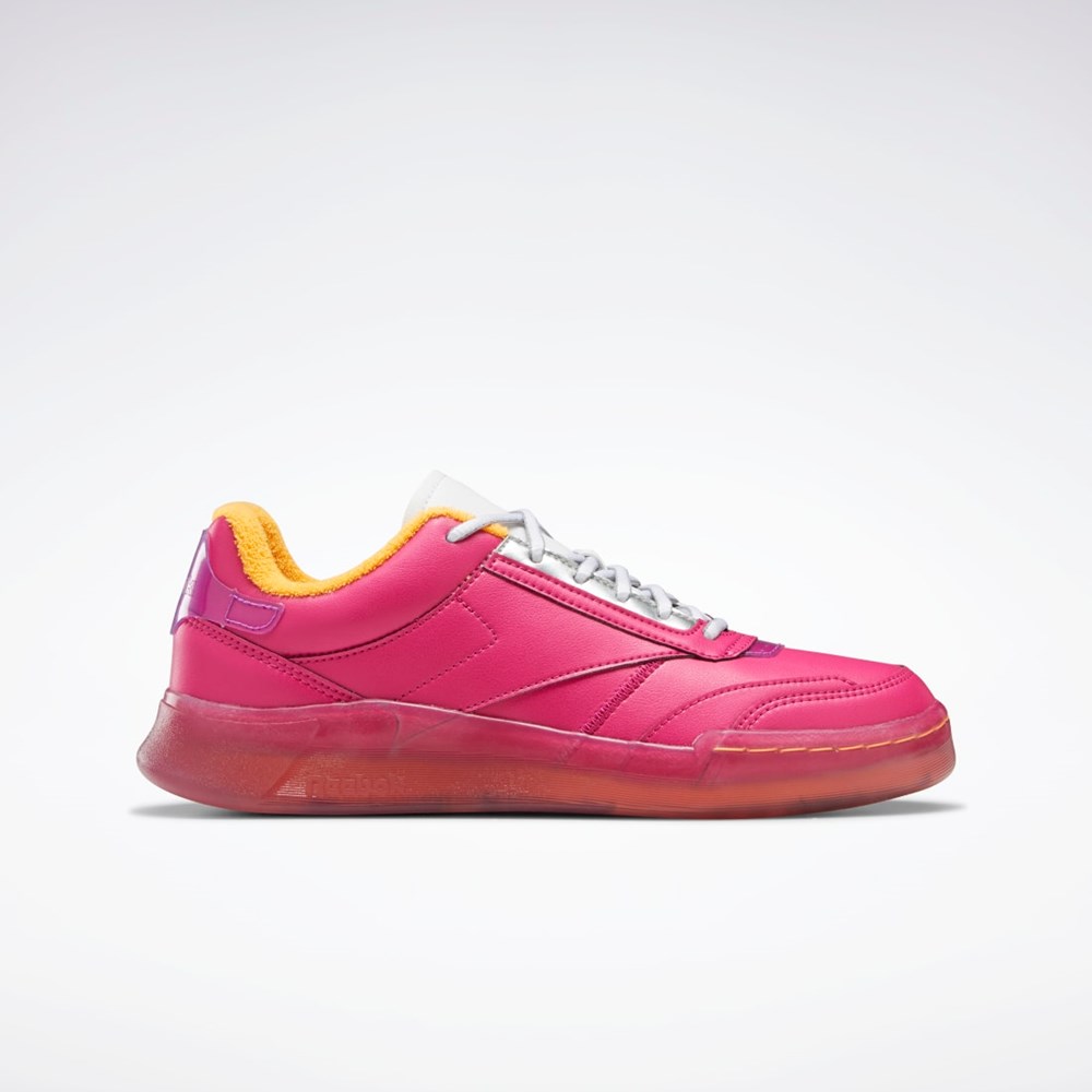 Brilliant Pink / Ftwr White / Grape Punch Reebok THE JETSONS Club C Legacy Shoes | GZ6421