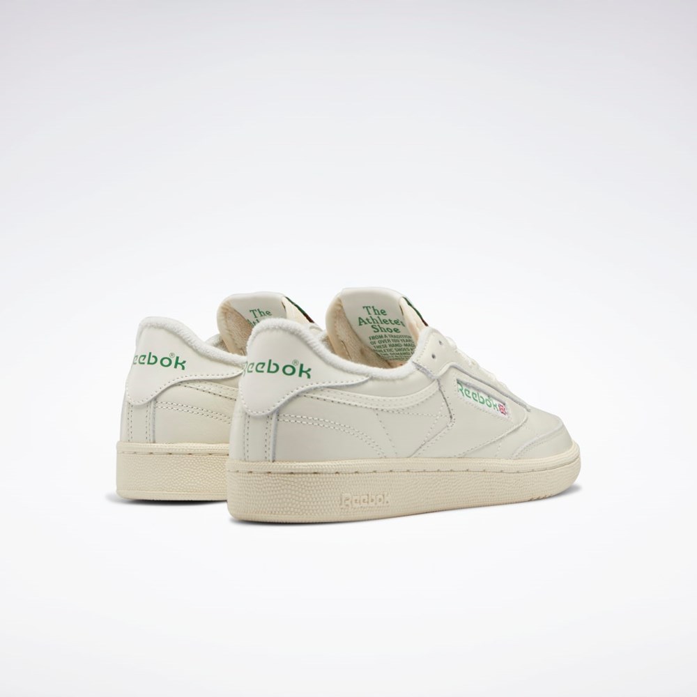 Chalk / Alabaster / Glen Green Reebok Club C 85 Vintage Shoes | GX3686