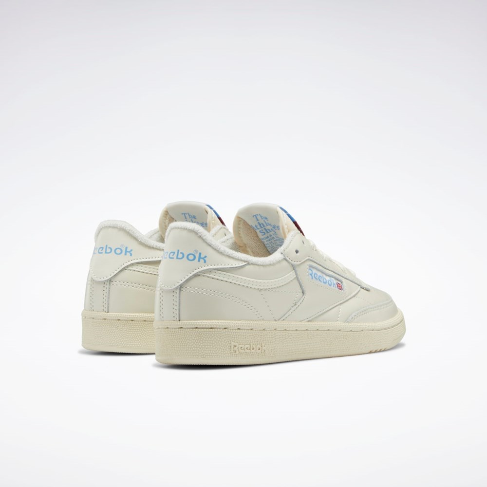 Chalk / Alabaster / Sky Blue Reebok Club C 85 Vintage Shoes | GX3687