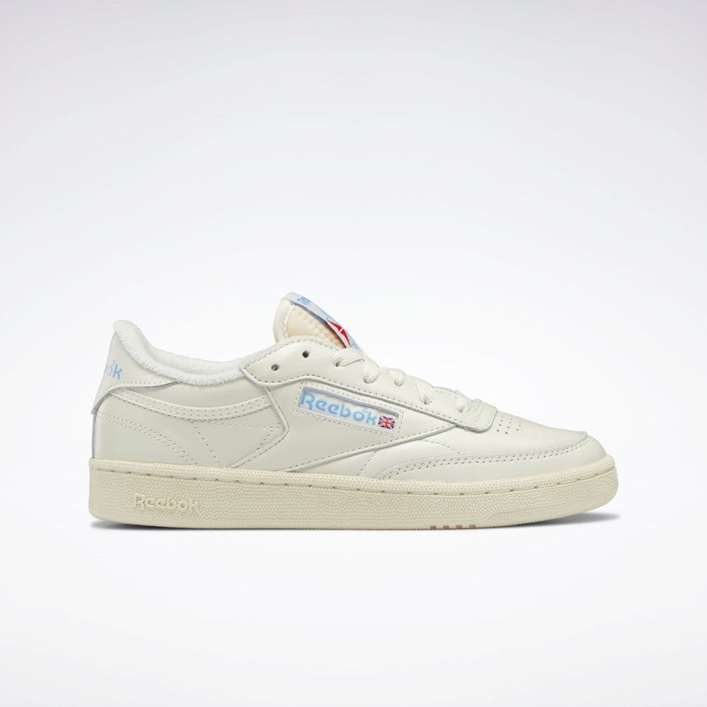 Chalk / Alabaster / Sky Blue Reebok Club C 85 Vintage Shoes | GX3687