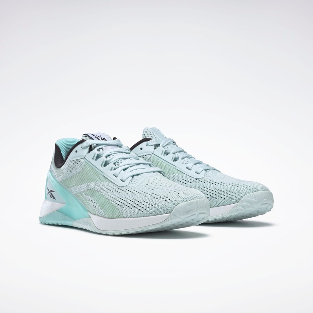 Chalk Blue / Digital Glow / White Reebok Nano X1 Training Shoes | FX3250