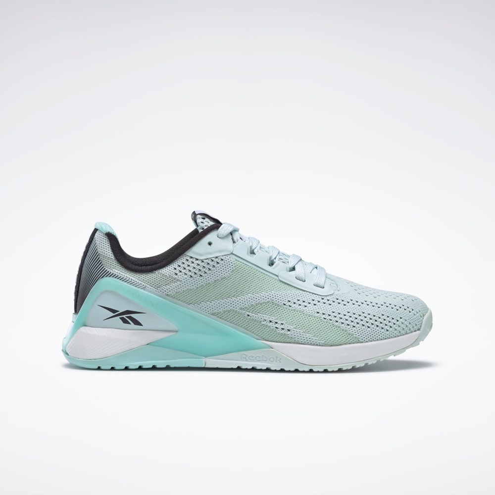 Chalk Blue / Digital Glow / White Reebok Nano X1 Training Shoes | FX3250