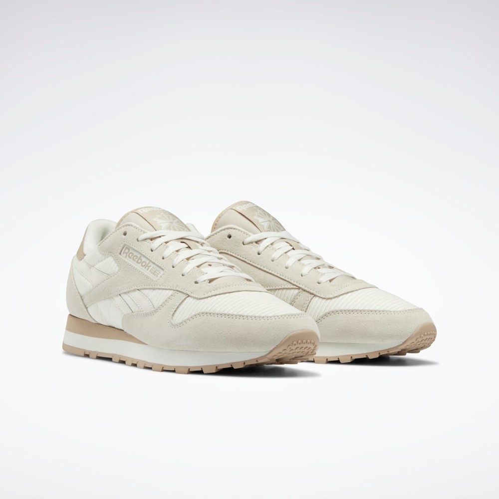 Chalk / Chalk / Modern Beige Reebok Classic Leather Shoes | GY1523