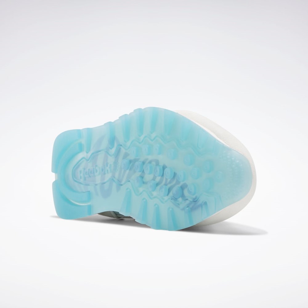 Chalk / Chalk / Thirsty Blue Reebok MadWomen Classic Leather Shoes | GW3827