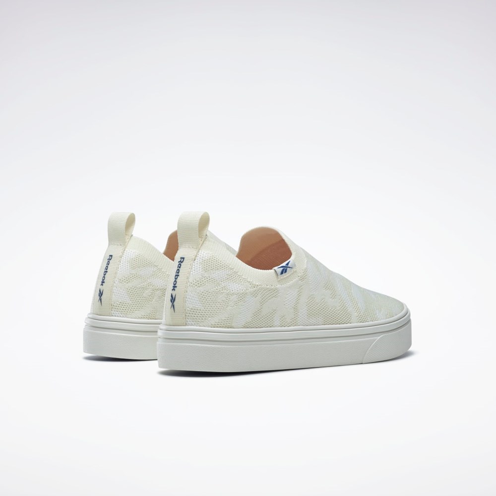 Chalk / Classic White / White Reebok OnLux Slip-On Shoes | GZ6384