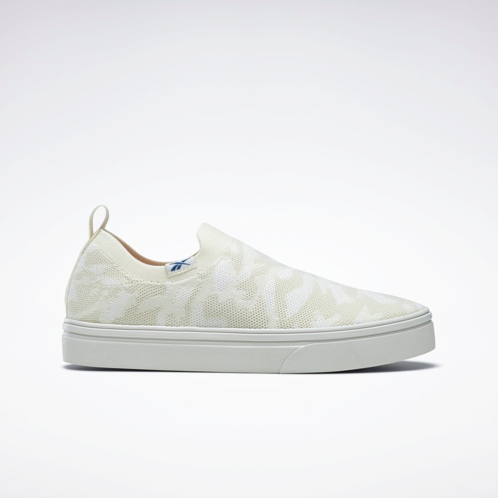 Chalk / Classic White / White Reebok OnLux Slip-On Shoes | GZ6384