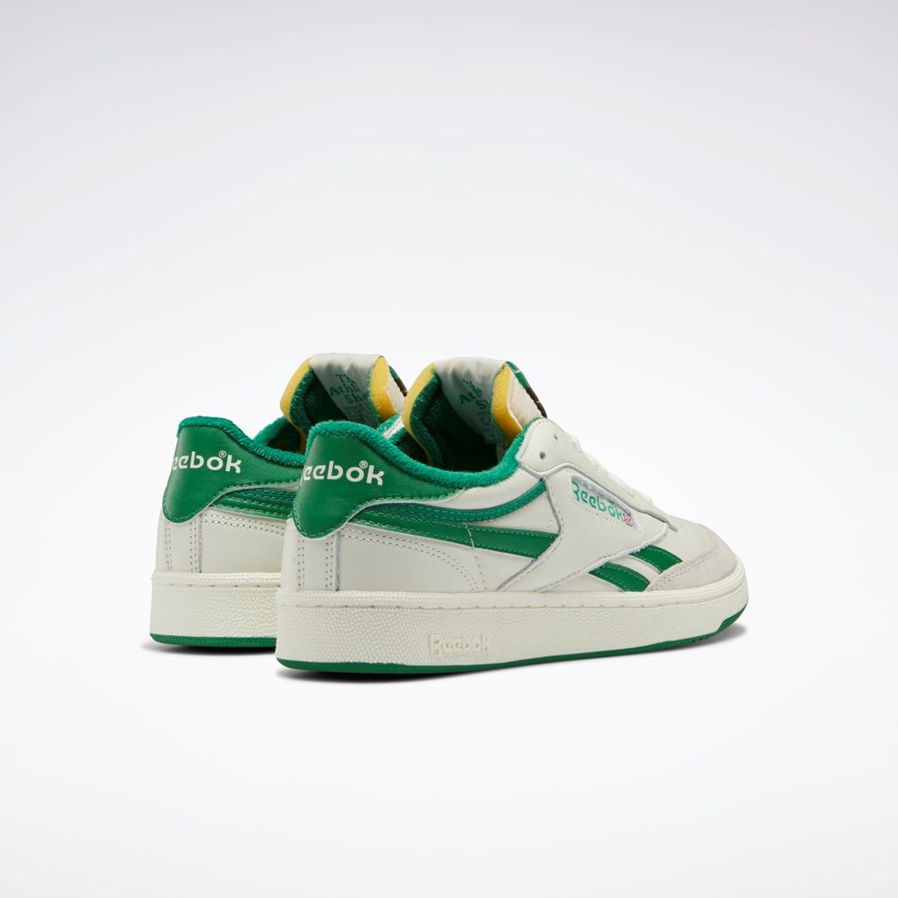 Chalk / Paper White / Glen Green Reebok Club C Revenge Vintage Shoes | FW4862