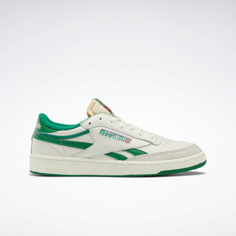 Chalk / Paper White / Glen Green Reebok Club C Revenge Vintage Shoes | FW4862