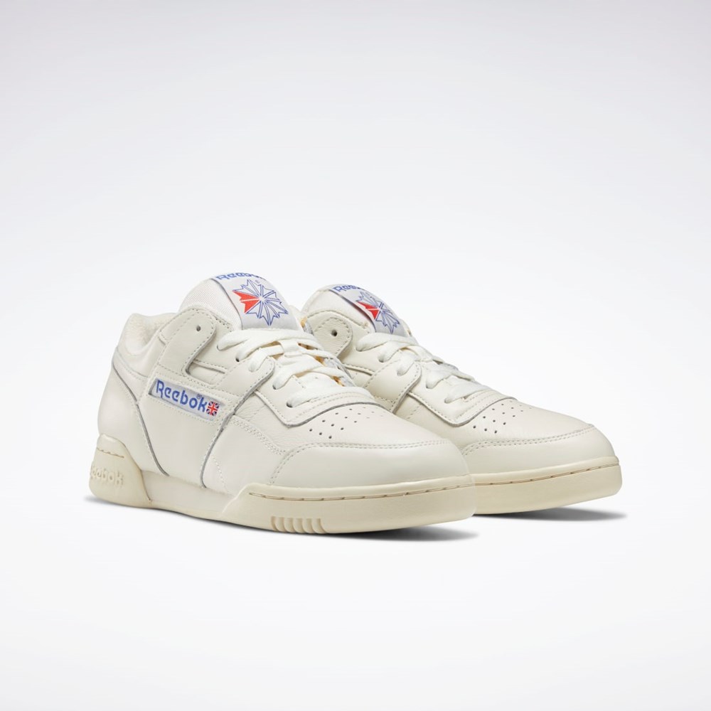 Chalk / Paperwhite / Royal Reebok Workout Plus 1987 TV Shoes | DV6435