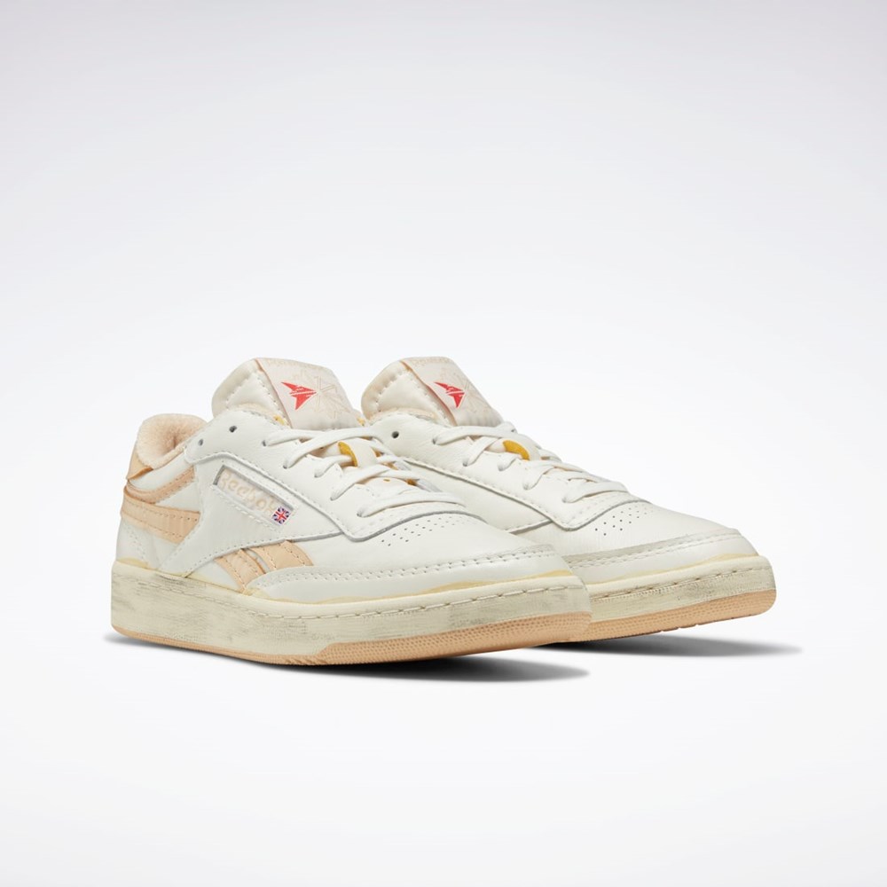 Chalk / Weathered Beige F22-R / Alabaster Reebok Club C 85 Vintage Shoes | HP2171