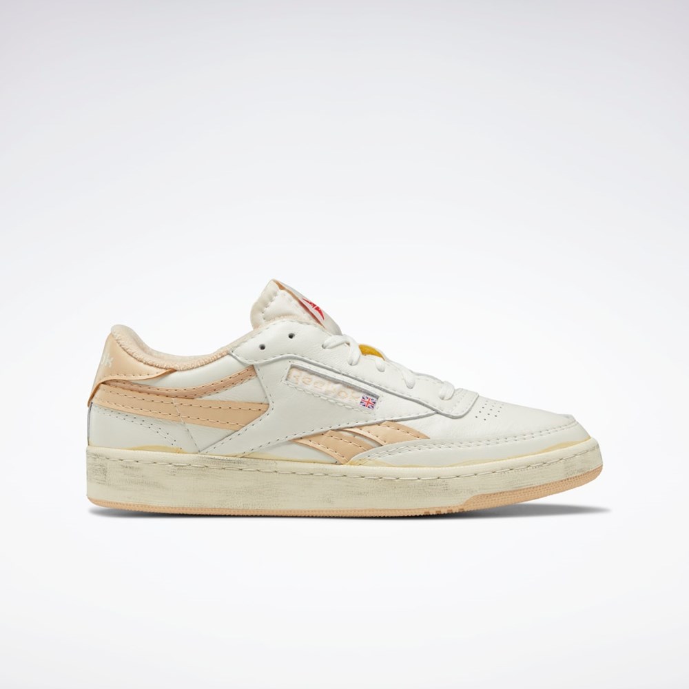 Chalk / Weathered Beige F22-R / Alabaster Reebok Club C 85 Vintage Shoes | HP2171