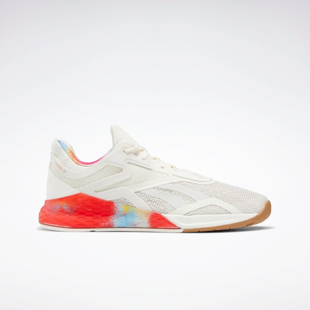 Chalk / White / Reebok Rubber Gum-04 Reebok Nano X Pride Shoes | FZ4263