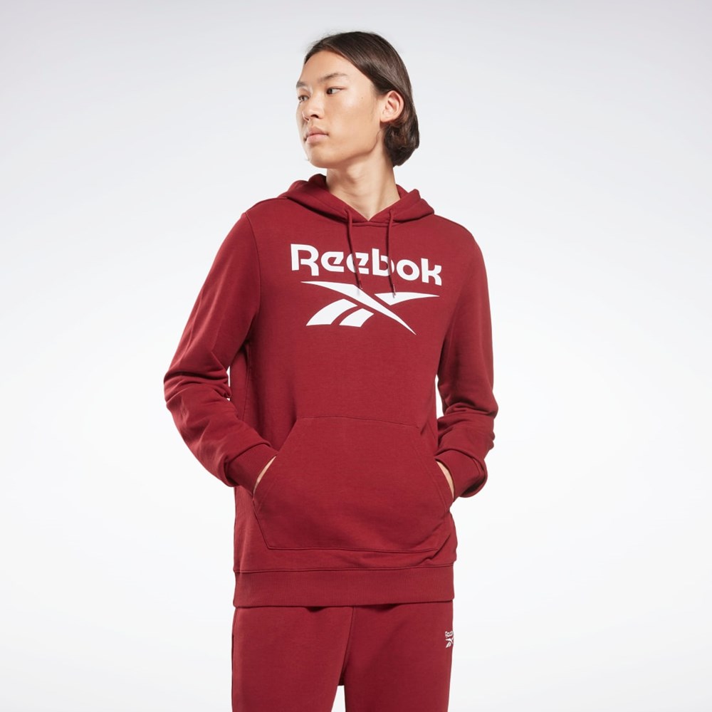 Classic Burgundy Reebok Reebok Identity Big Logo Hoodie | HF0769