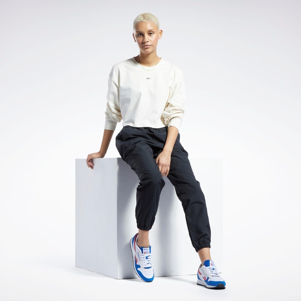 Classic White Reebok Classics Cotton Long Sleeve T-Shirt | HH9675