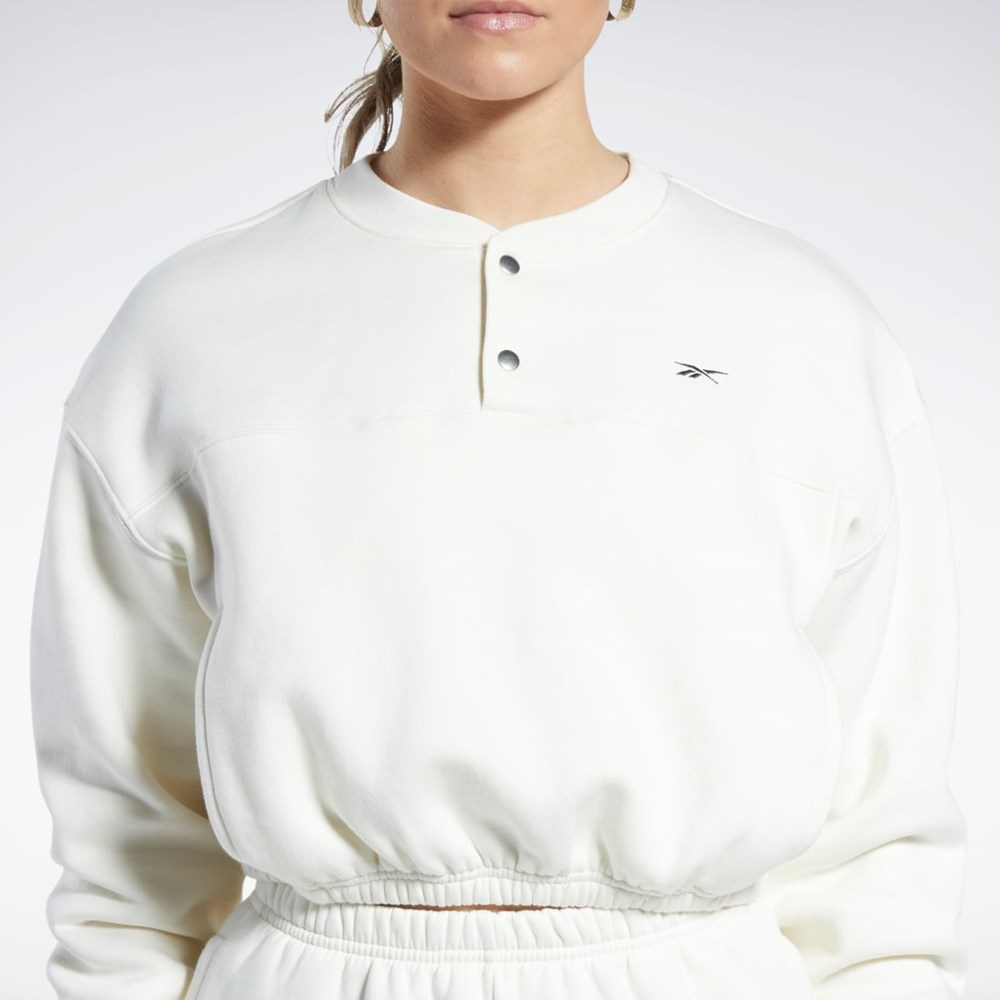 Classic White Reebok Classics Fleece Sweatshirt | HG1161