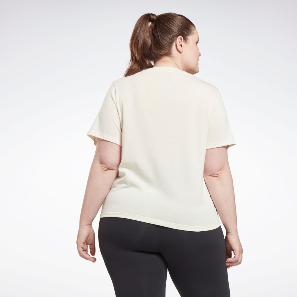 Classic White Reebok Reebok Identity T-Shirt (Plus Size) | HL4385