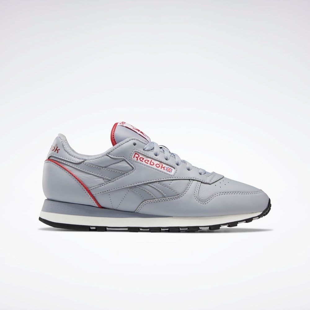 Cold Grey / Flash Red / Chalk Reebok Classic Leather 1983 Vintage Shoes | GX0282