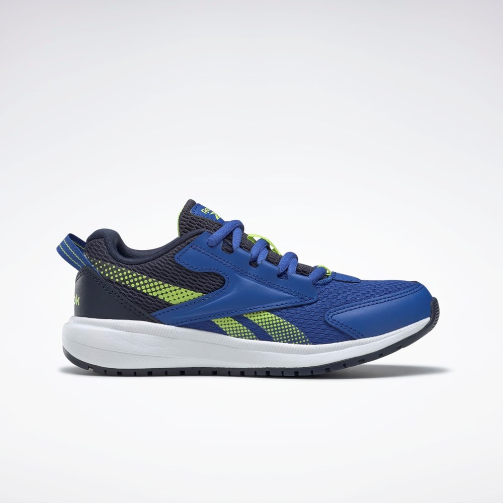 Court Blue / Vector Navy / Acid Yellow Reebok Reebok Road Supreme 3 Shoes - Preschool | GW0055