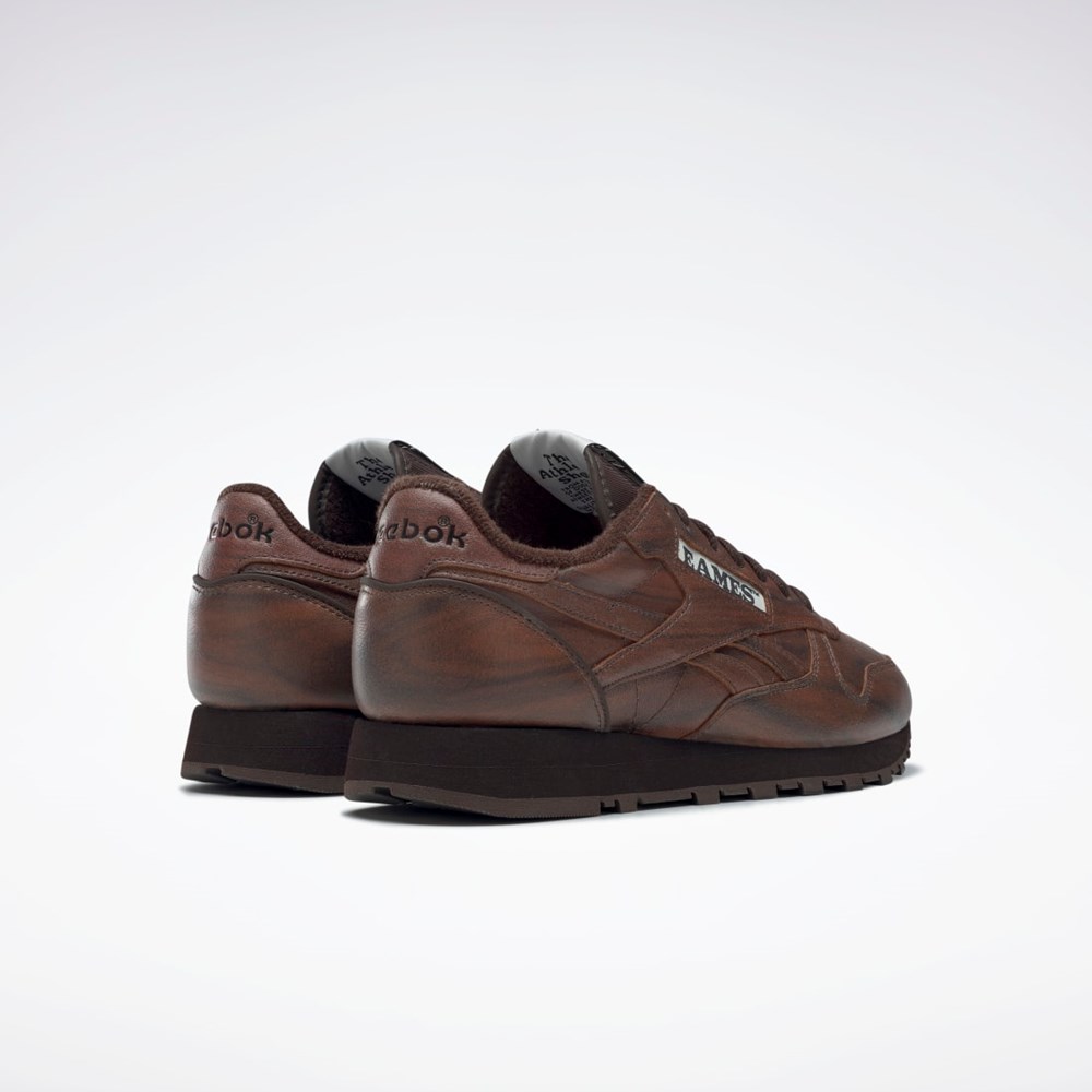 Dark Brown / Dark Brown / Dark Brown Reebok Eames Classic Leather Shoes | GY6391