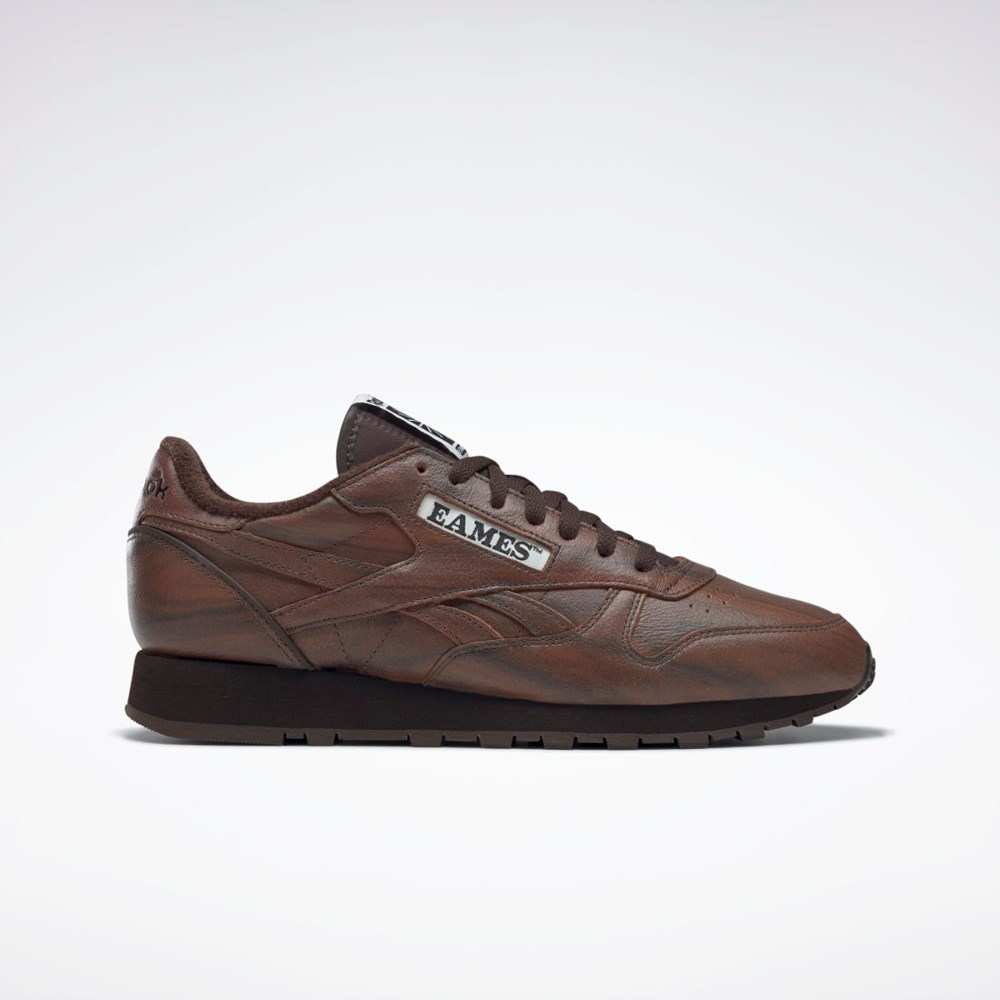 Dark Brown / Dark Brown / Dark Brown Reebok Eames Classic Leather Shoes | GY6391