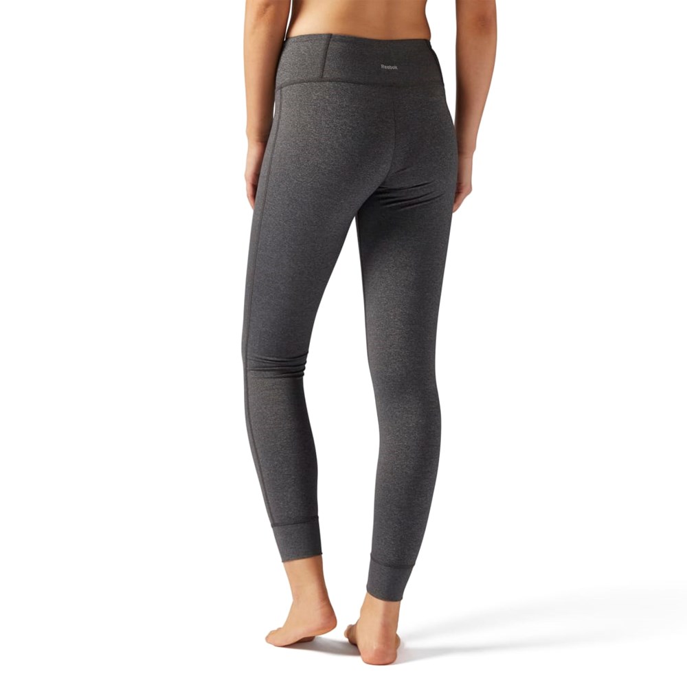 Dark Grey Heather Reebok Lux Legging | BP7233