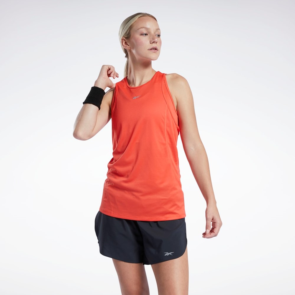 Dynamic Red Reebok Running Speedwick Tank Top | H65595