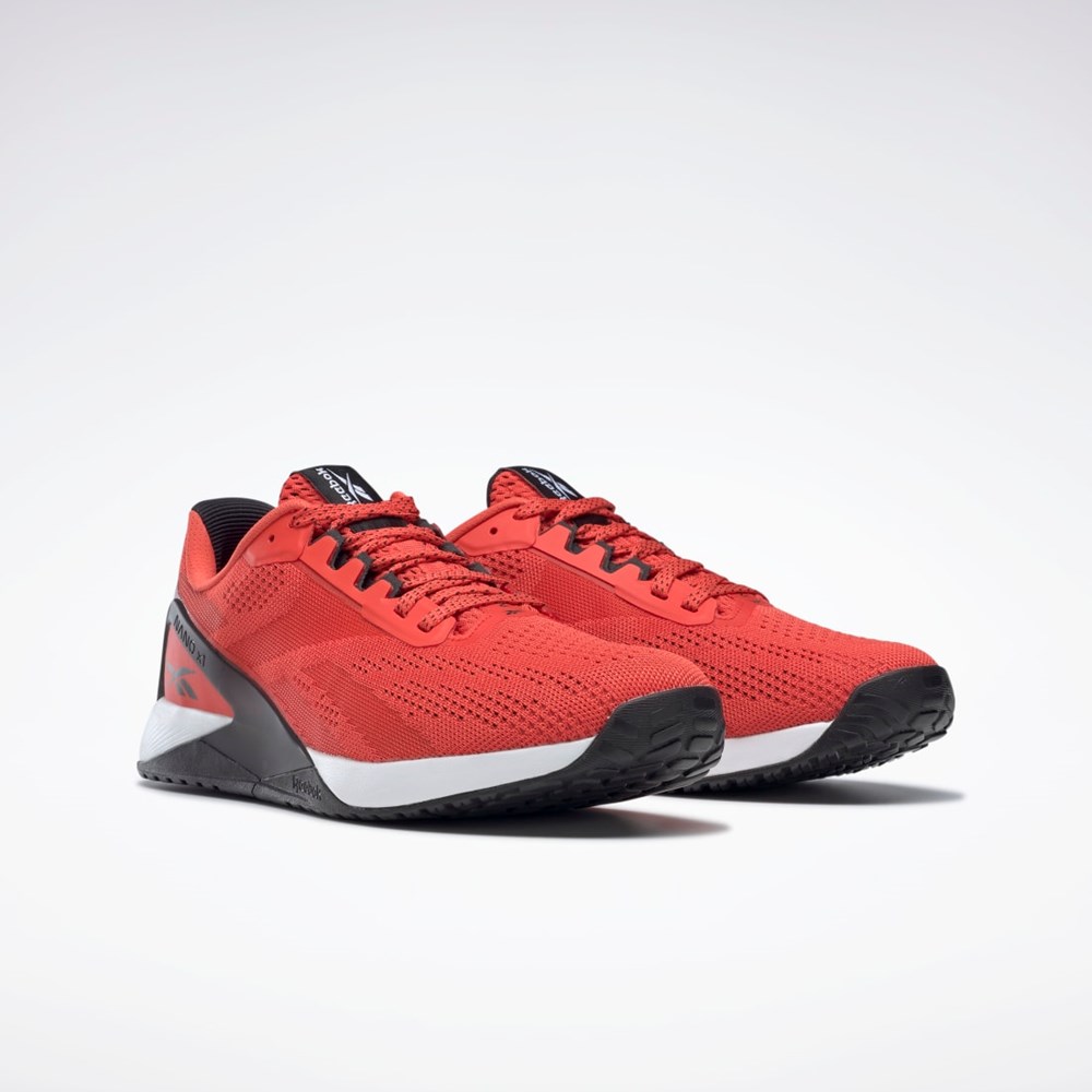 Dynamic Red / White / Black Reebok Nano X1 Training Shoes | FX3244