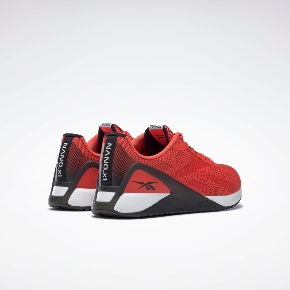 Dynamic Red / White / Black Reebok Nano X1 Training Shoes | FX3244