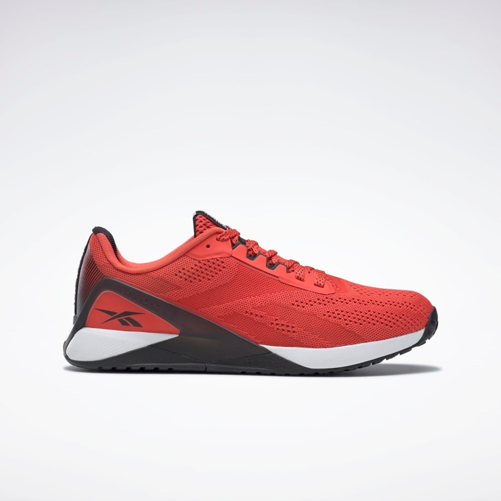 Dynamic Red / White / Black Reebok Nano X1 Training Shoes | FX3244