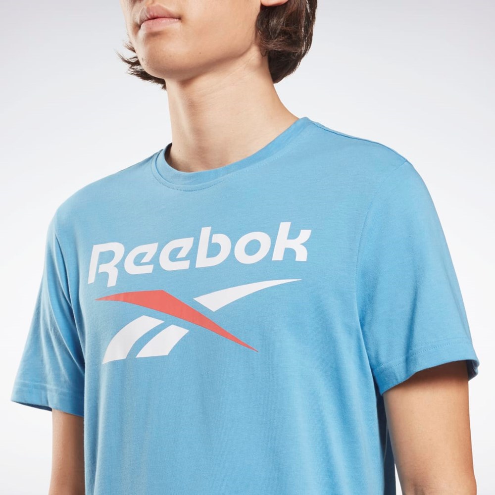 Essential Blue Reebok Reebok Identity Big Logo T-Shirt | HD4217