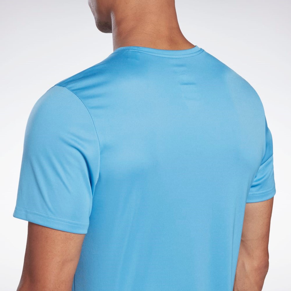 Essential Blue Reebok Workout Ready Graphic T-Shirt | HA9013