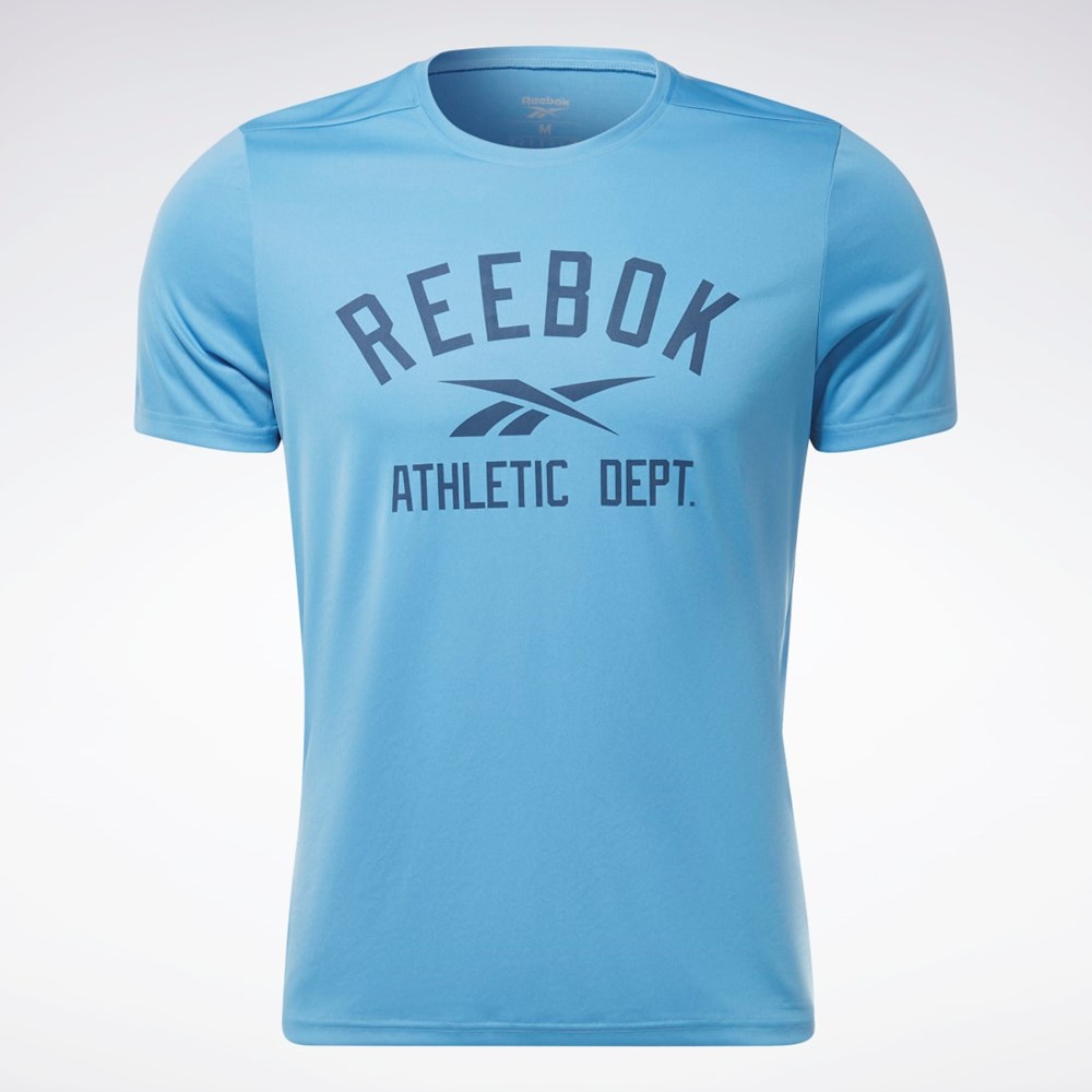 Essential Blue Reebok Workout Ready Graphic T-Shirt | HA9013