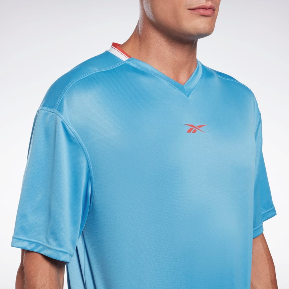 Essential Blue Reebok Workout Ready Mesh T-Shirt | HA1078